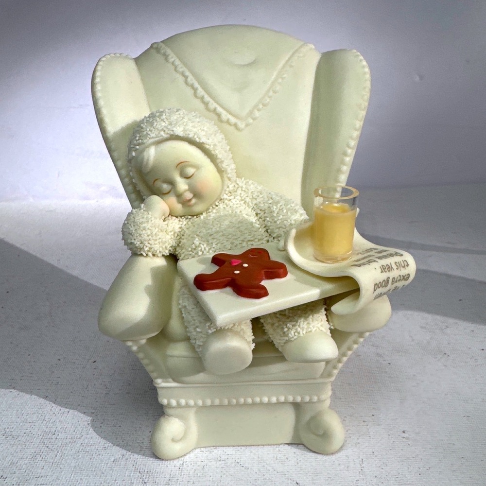 Dept 56 Snowbabies Cookies for Santa Figurine 56.69452 Christmas Decor 2005